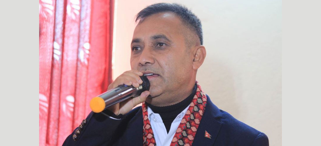 फागुन २१ का निर्वाचनमा उम्मेदवार नबन्ने विश्वप्रकाश शर्माको घोषणा