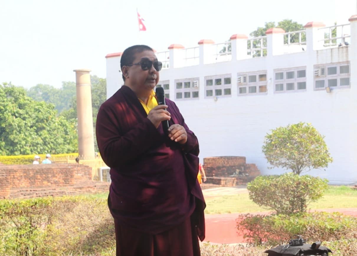 लुम्बिनीका पुरातात्त्विक सम्पदाको संरक्षणमा सबै एकजुट हुनुपर्छ : उपाध्यक्ष लामा